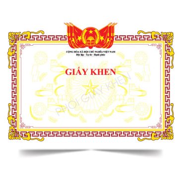 In Giấy Khen Lấy Ngay Tại TPHCM Chỉ Trong 1 Ngày!