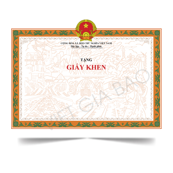 in giấy khen sắc nét in lấy liền