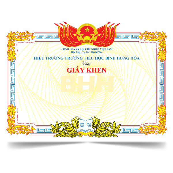 chuyên in giấy biểu dương nhiều mẫu đẹp